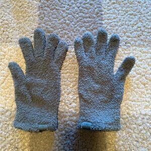 Barefoot Dreams Cozy Gray Mittens